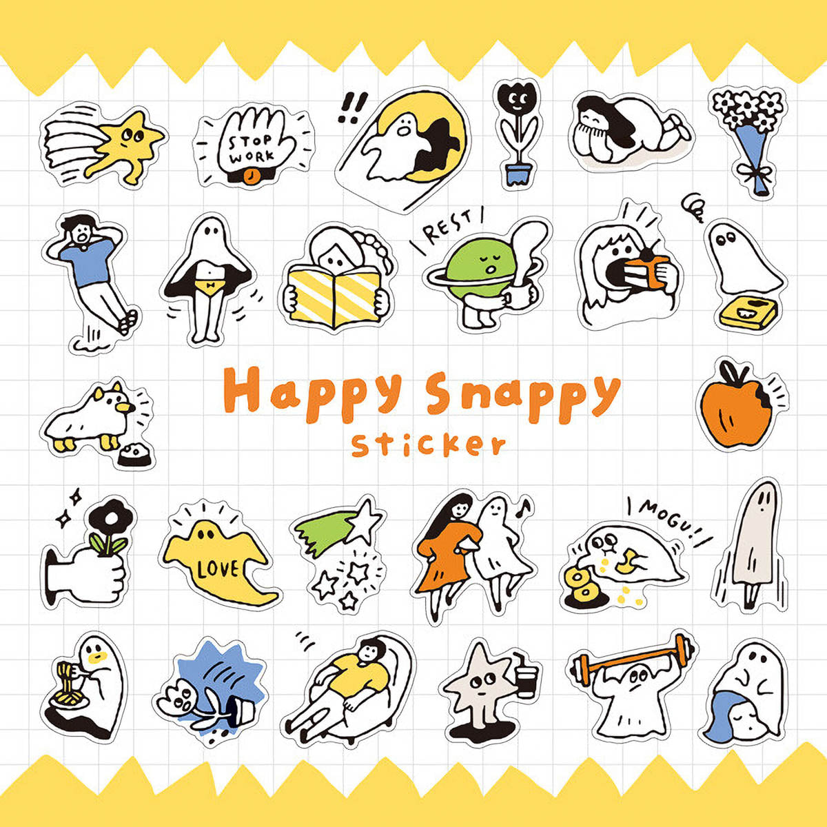 Deko-Sticker - Happy Snappy
