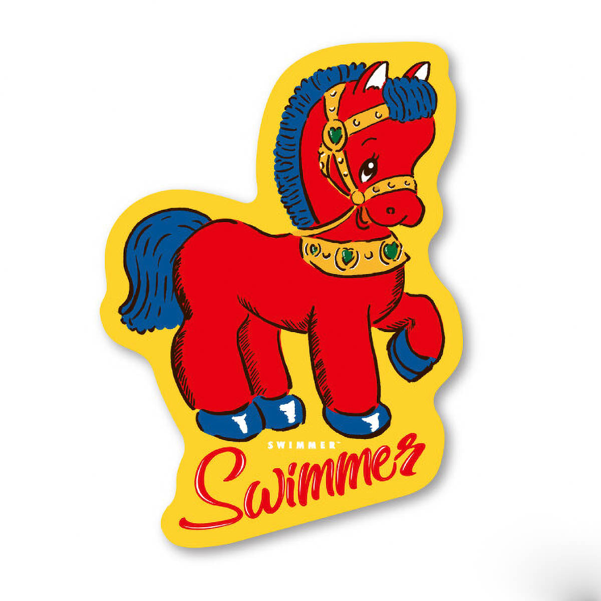 Deko-Sticker - Retro - Swimmer