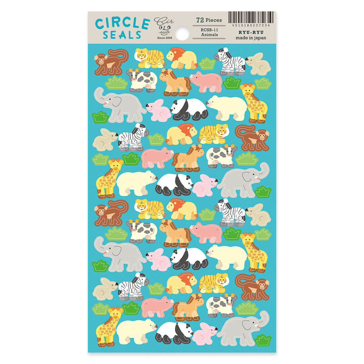 Deko-Sticker - Circle Sticker - Animals