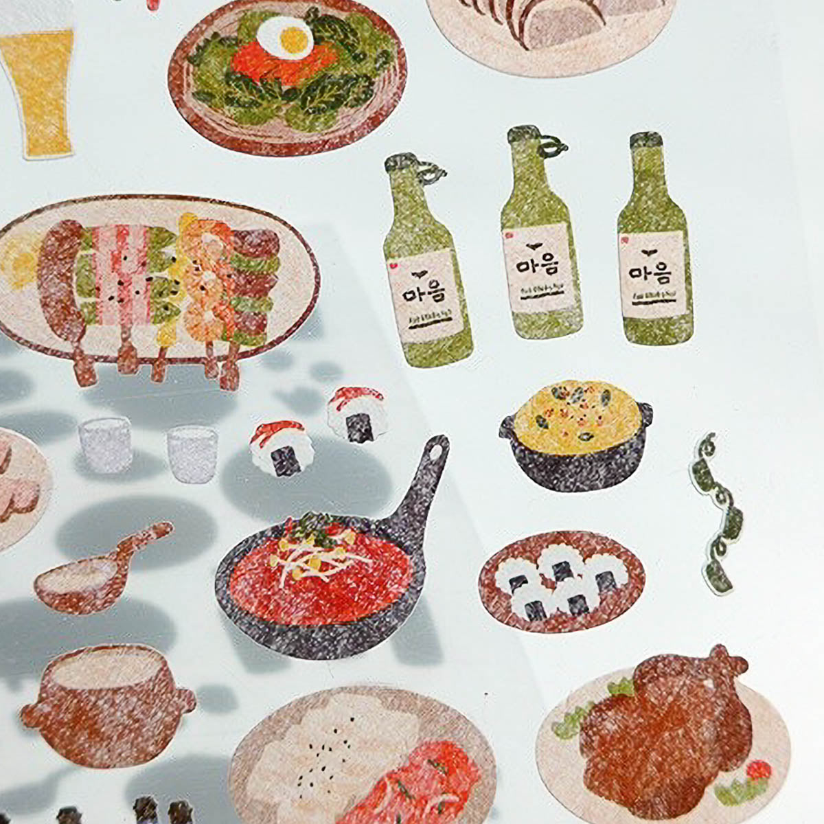 Deko-Sticker - daily deco - food trip