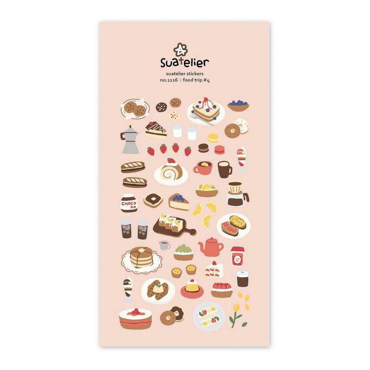 Deko-Sticker - daily deco - food trip