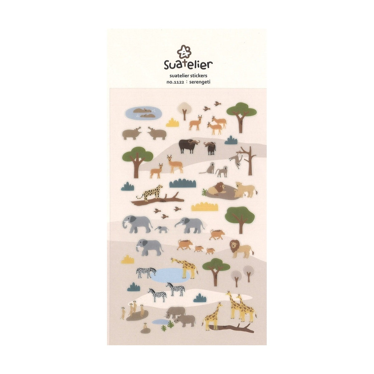 Deko-Sticker - daily deco - wild animals