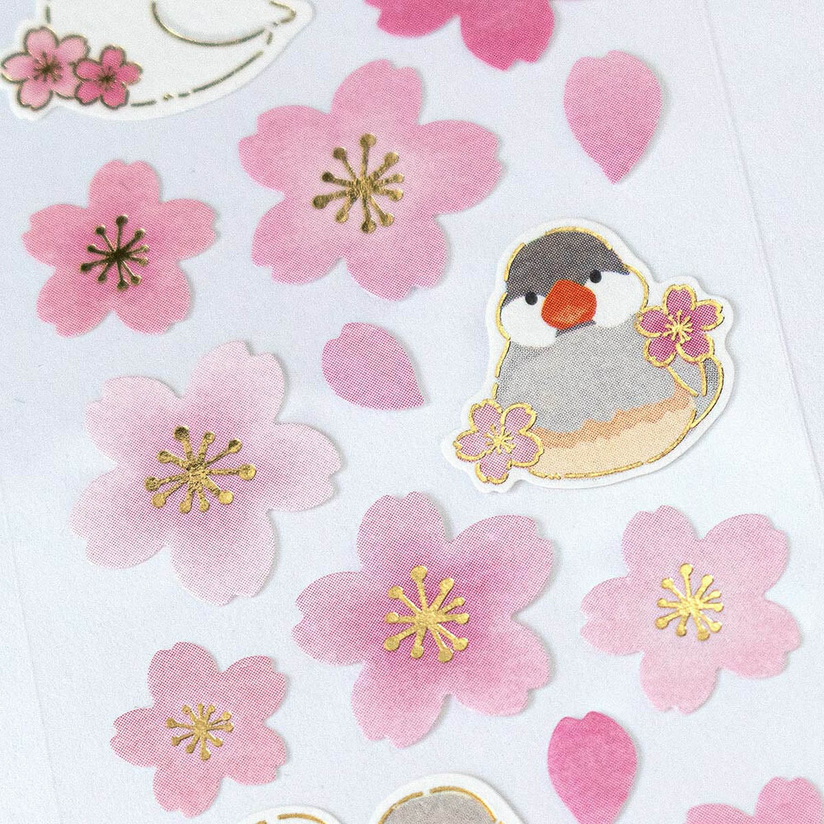 Deko-Sticker - Japanese Patterns - Flowers and Birds