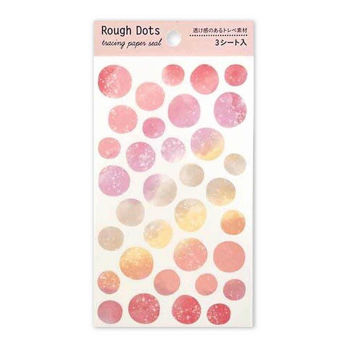 Deko-Sticker - Rough Dots - Tracing Paper Seal