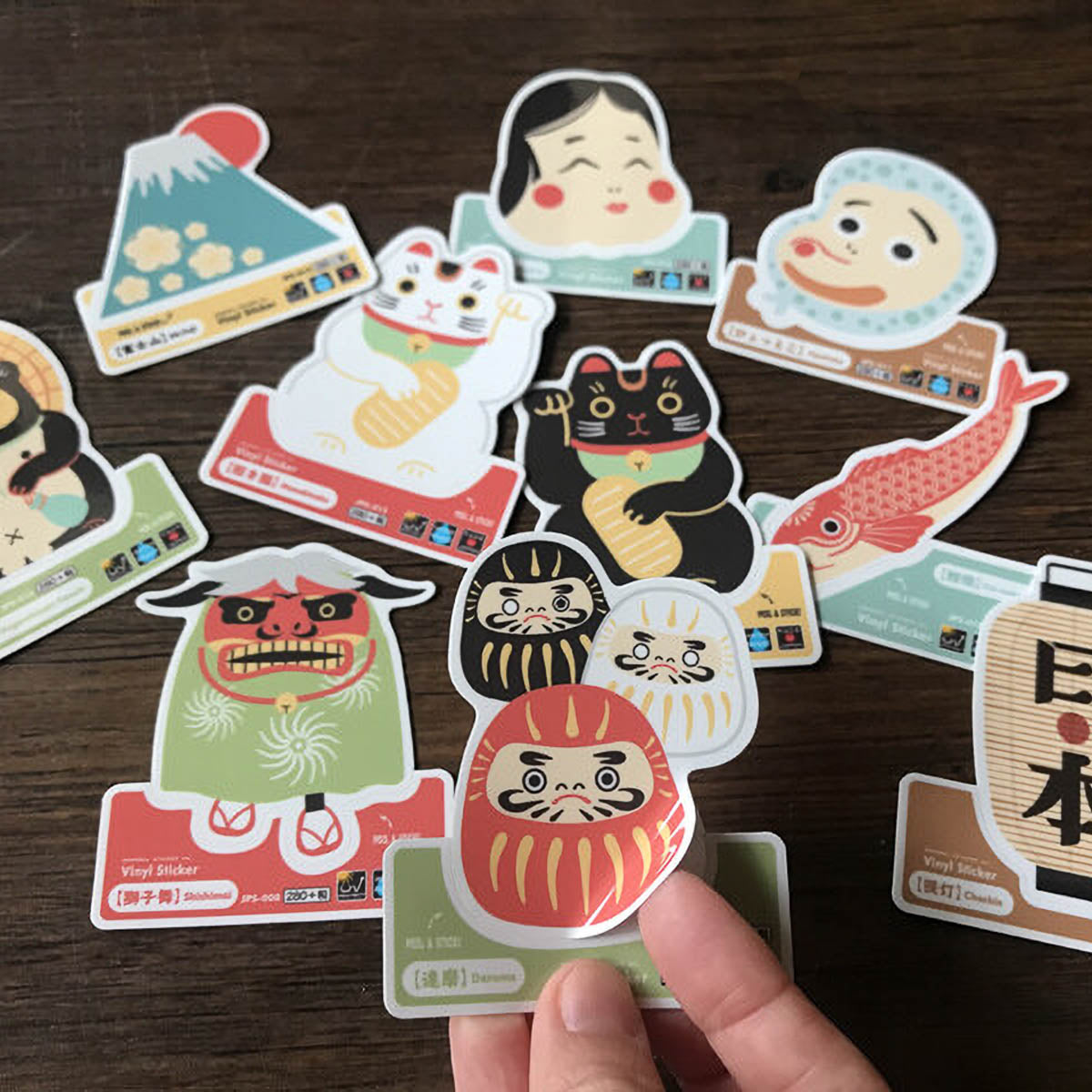 Deko-Sticker - JAPAN Sticker - Set 2