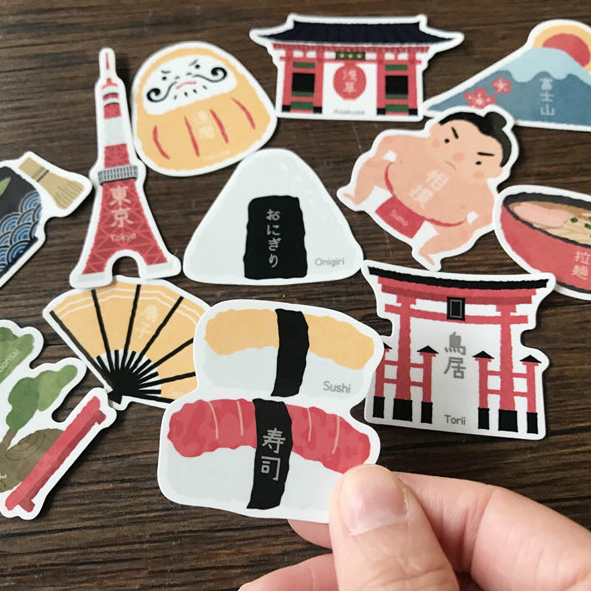 Deko-Sticker - JAPAN Sticker - Set 5