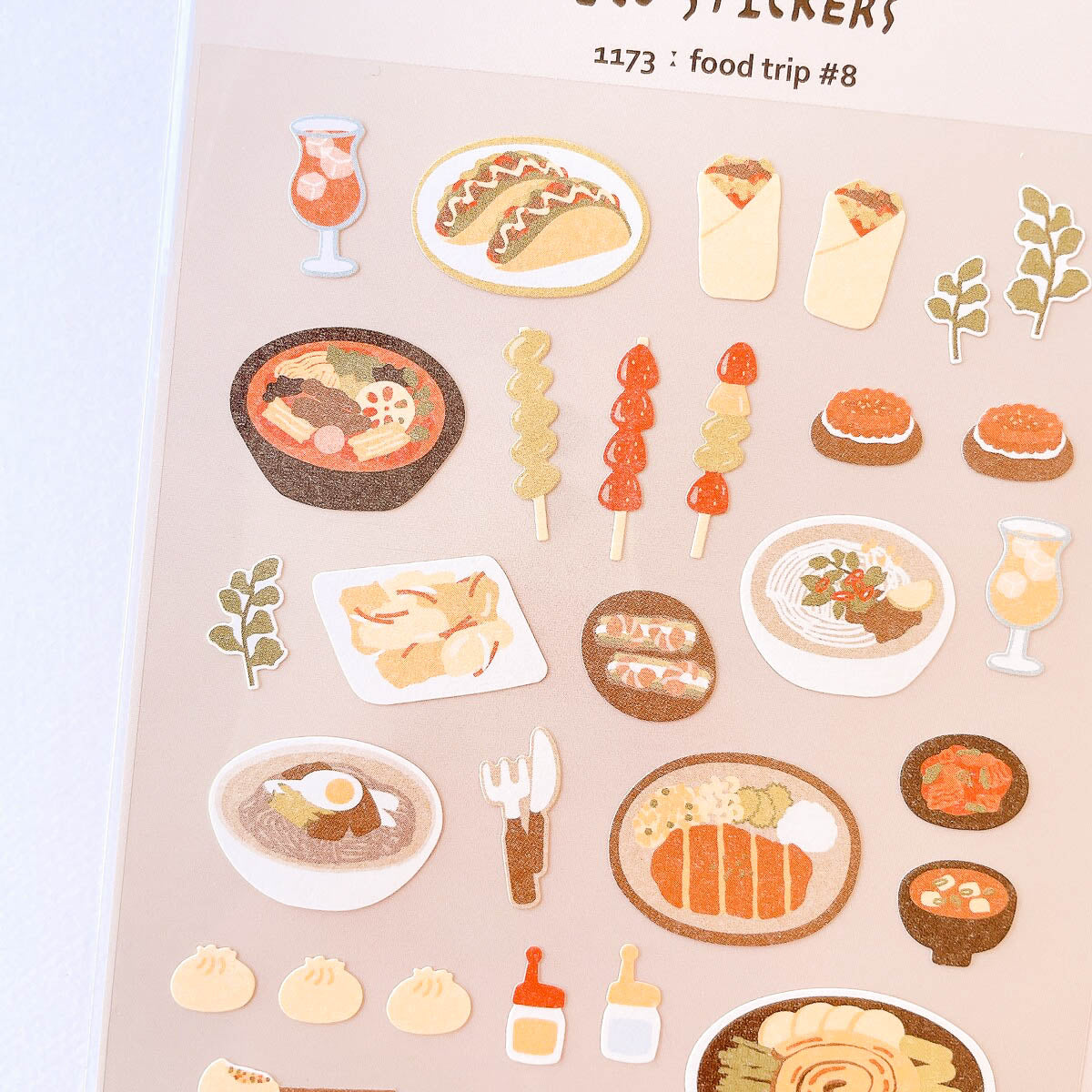 Deko-Sticker - daily deco - food trip