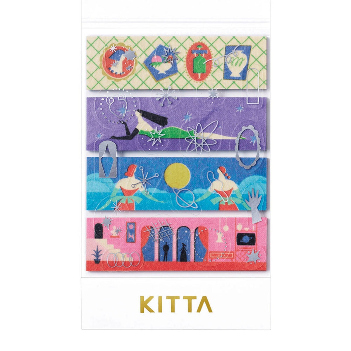 Deko-Sticker - KING JIM - KITTA COLLAGE (2025)