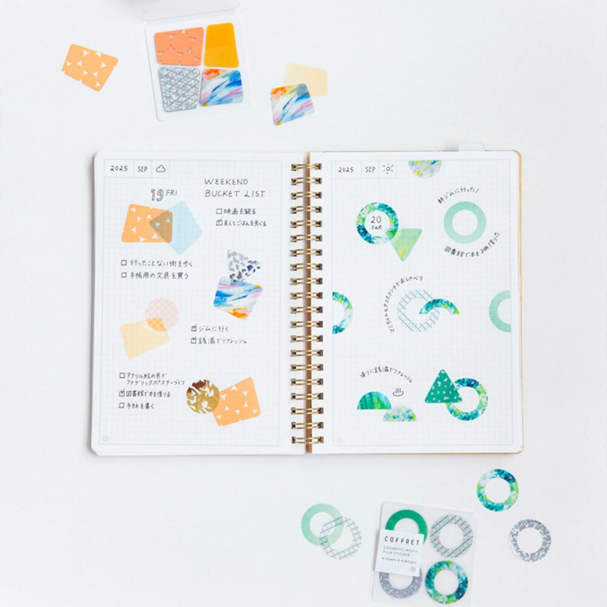 Deko-Sticker - KING JIM - COFFRET - Ring