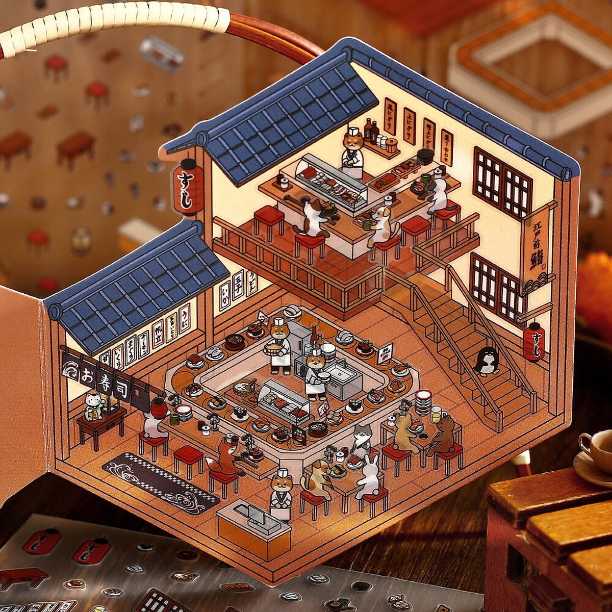 Deko-Sticker - Diorama 2.5D - Vol. 3