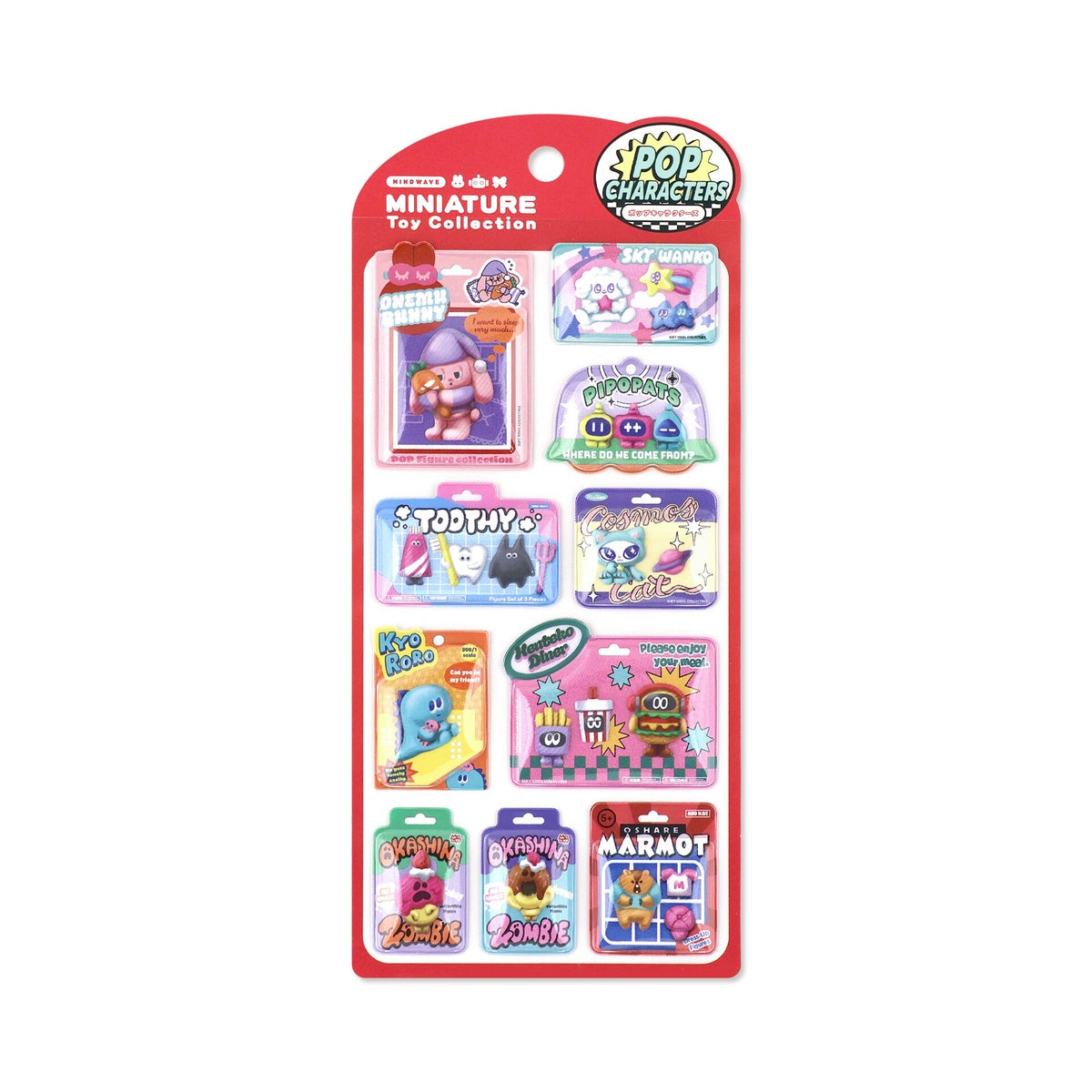 Deko-Sticker - Miniature Toy Collection