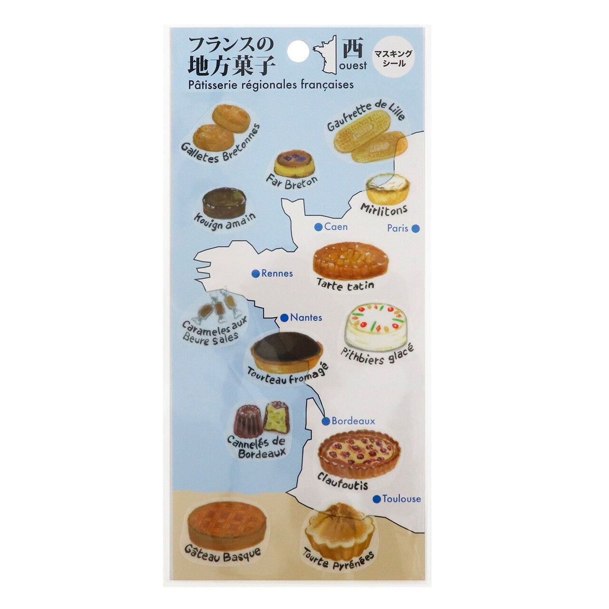 Deko-Sticker - Doshige Iguchi x ATELIER PASSAGE - Regional French Pastries