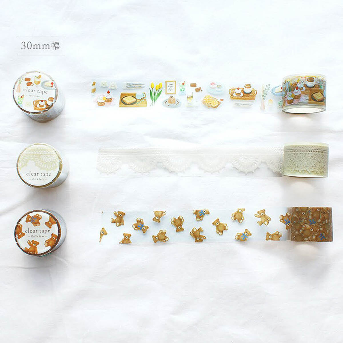 Decoration Tape - clear tape - 30mm - Serie 2