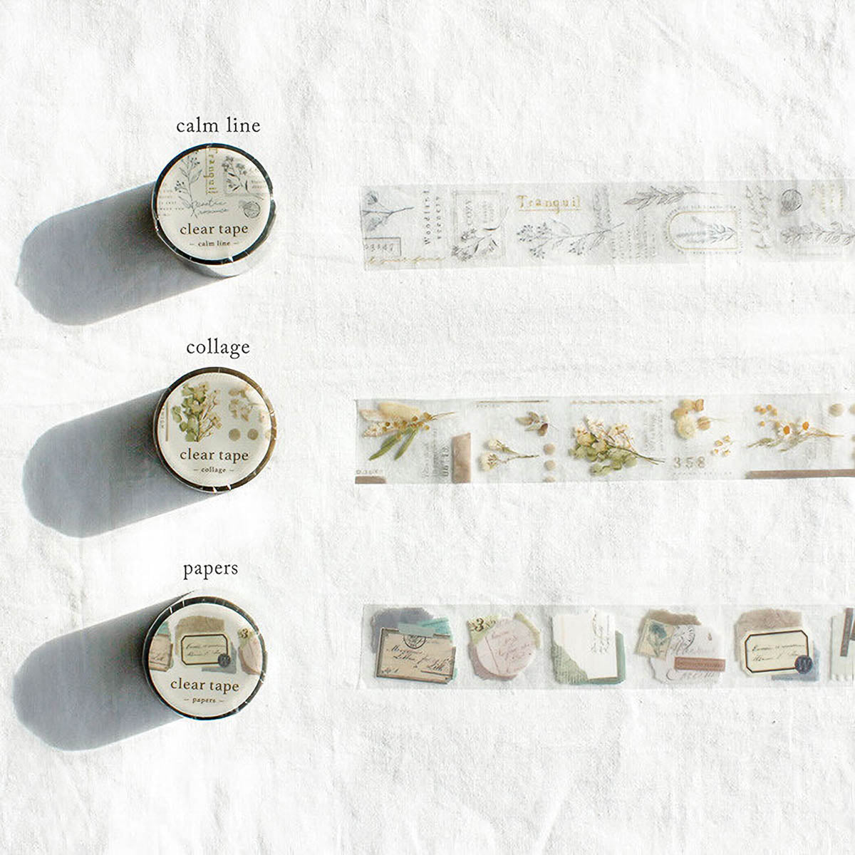 Decoration Tape - clear tape - 30mm - Serie 3