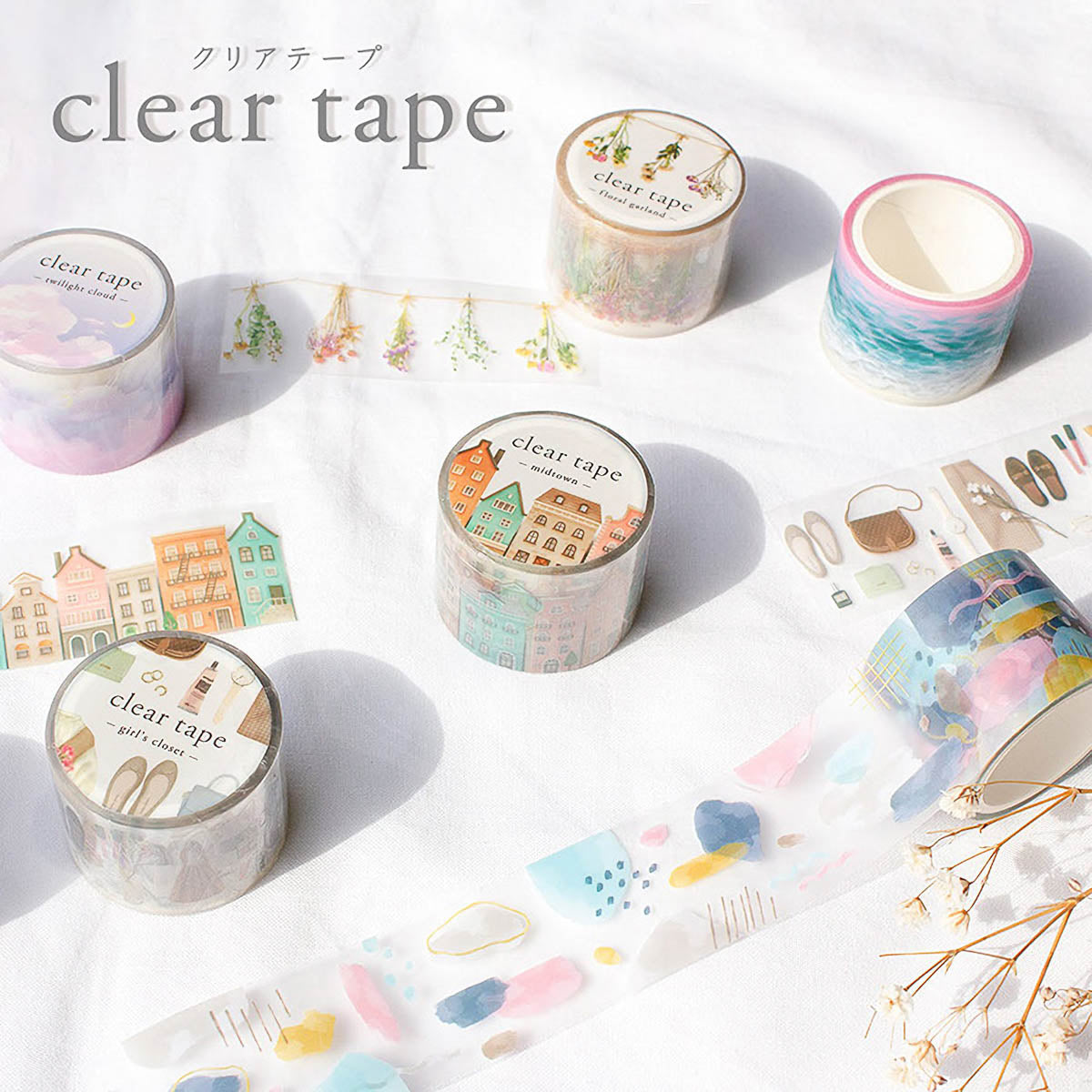 Decoration Tape - clear tape - 30mm - Serie 5