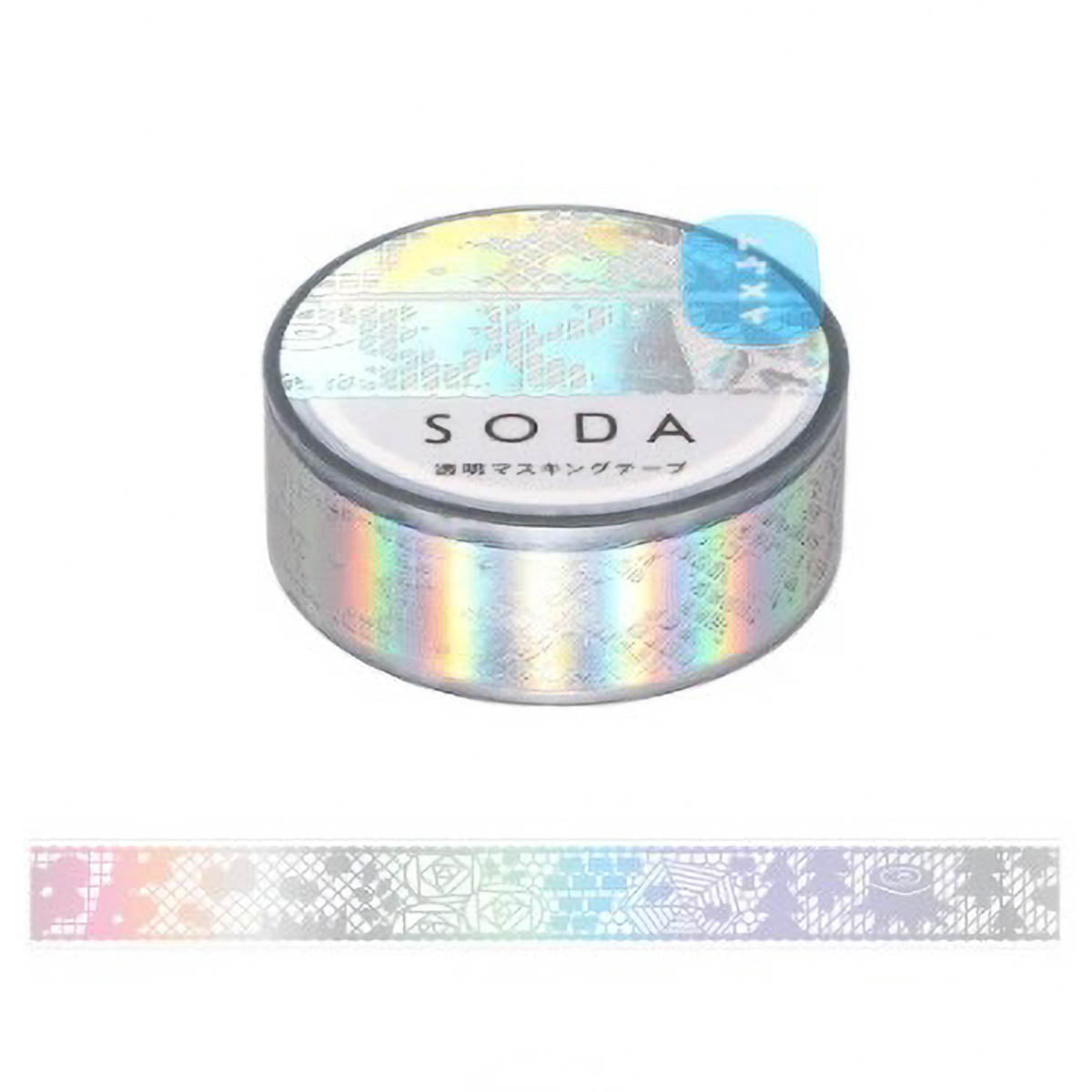Decoration Tape - KING JIM - SODA - Foil - 15mm