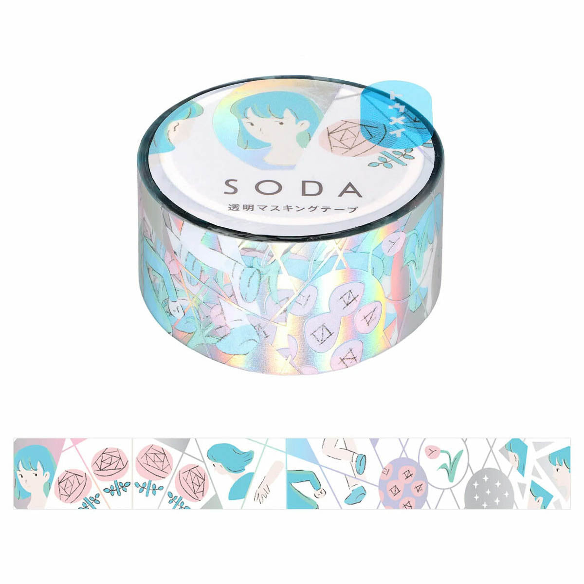 Decoration Tape - KING JIM - SODA - Foil - 20mm