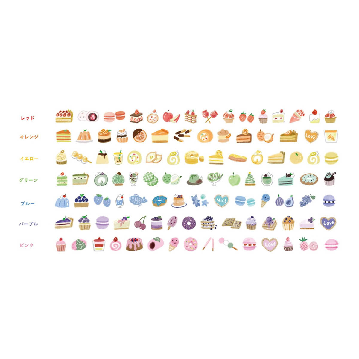 Decoration Tape - DecoRush - 6mm - Desserts