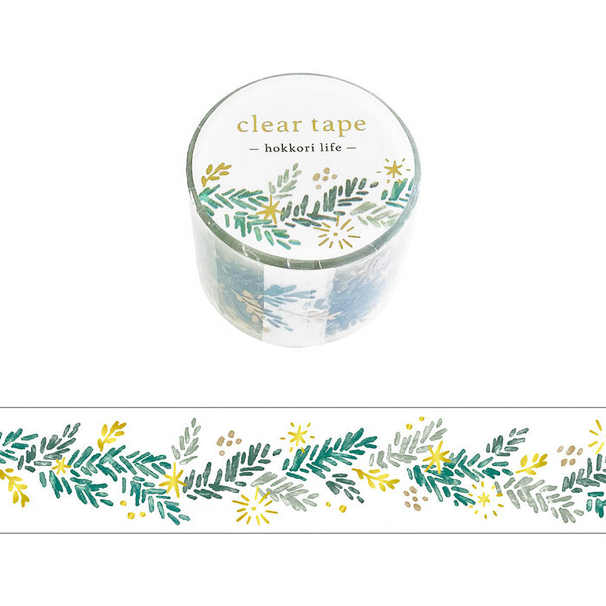 Decoration Tape - Clear Tape - Hokkori Life - 30mm