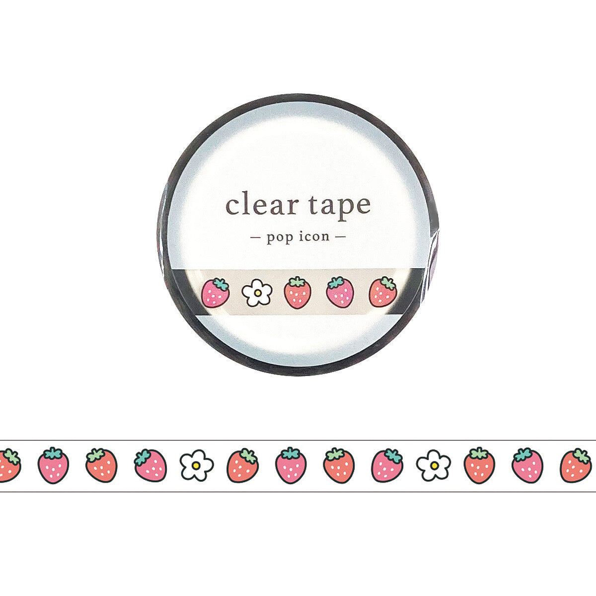 Decoration Tape - clear tape - Pop Icon - 7mm