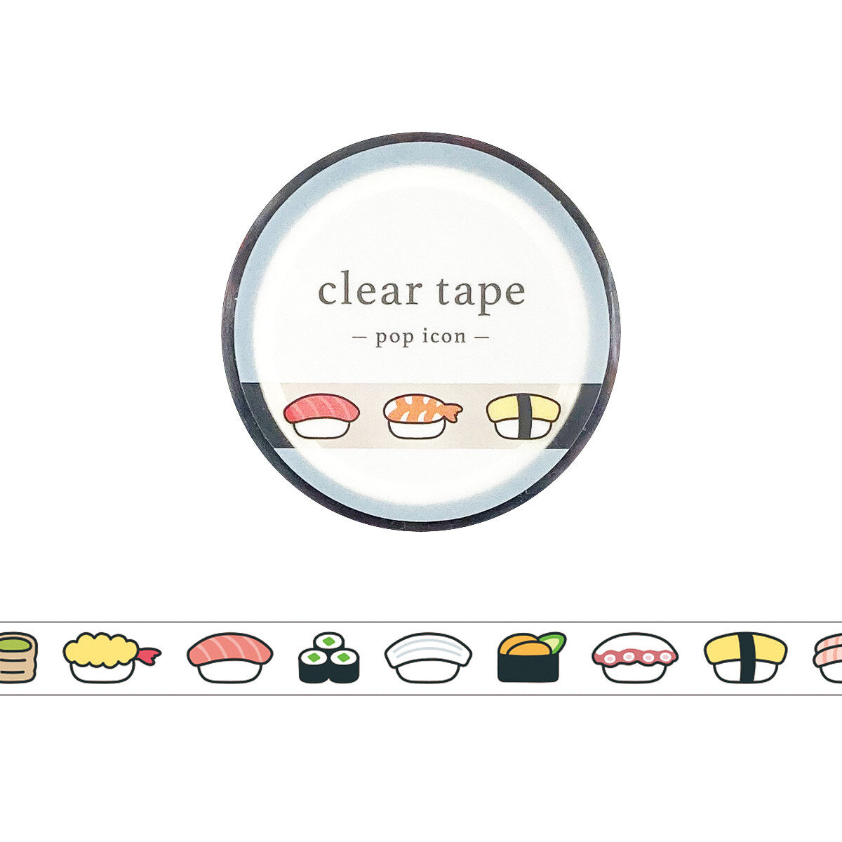 Decoration Tape - clear tape - Pop Icon - 7mm