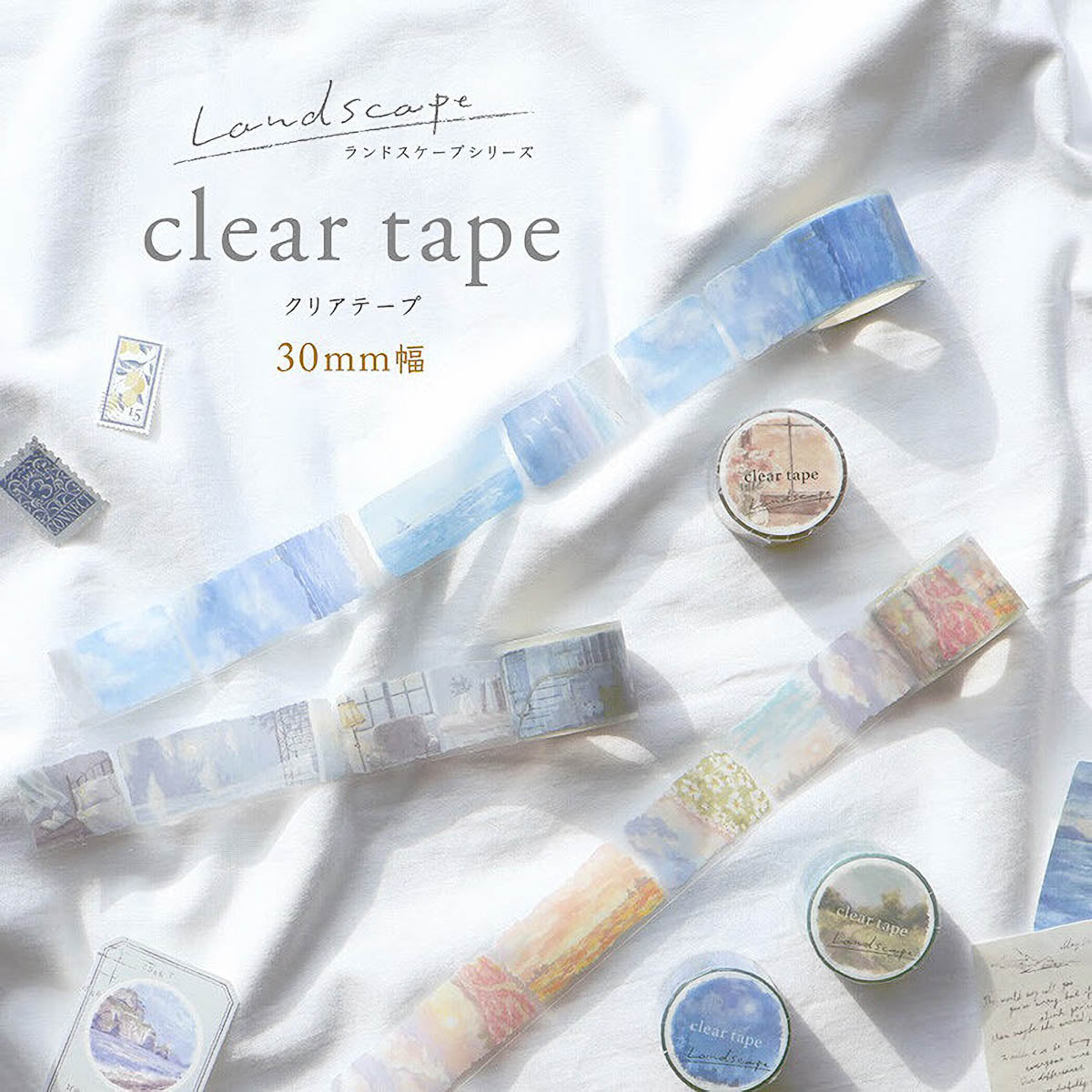Decoration Tape - clear tape - 30mm - Landscape
