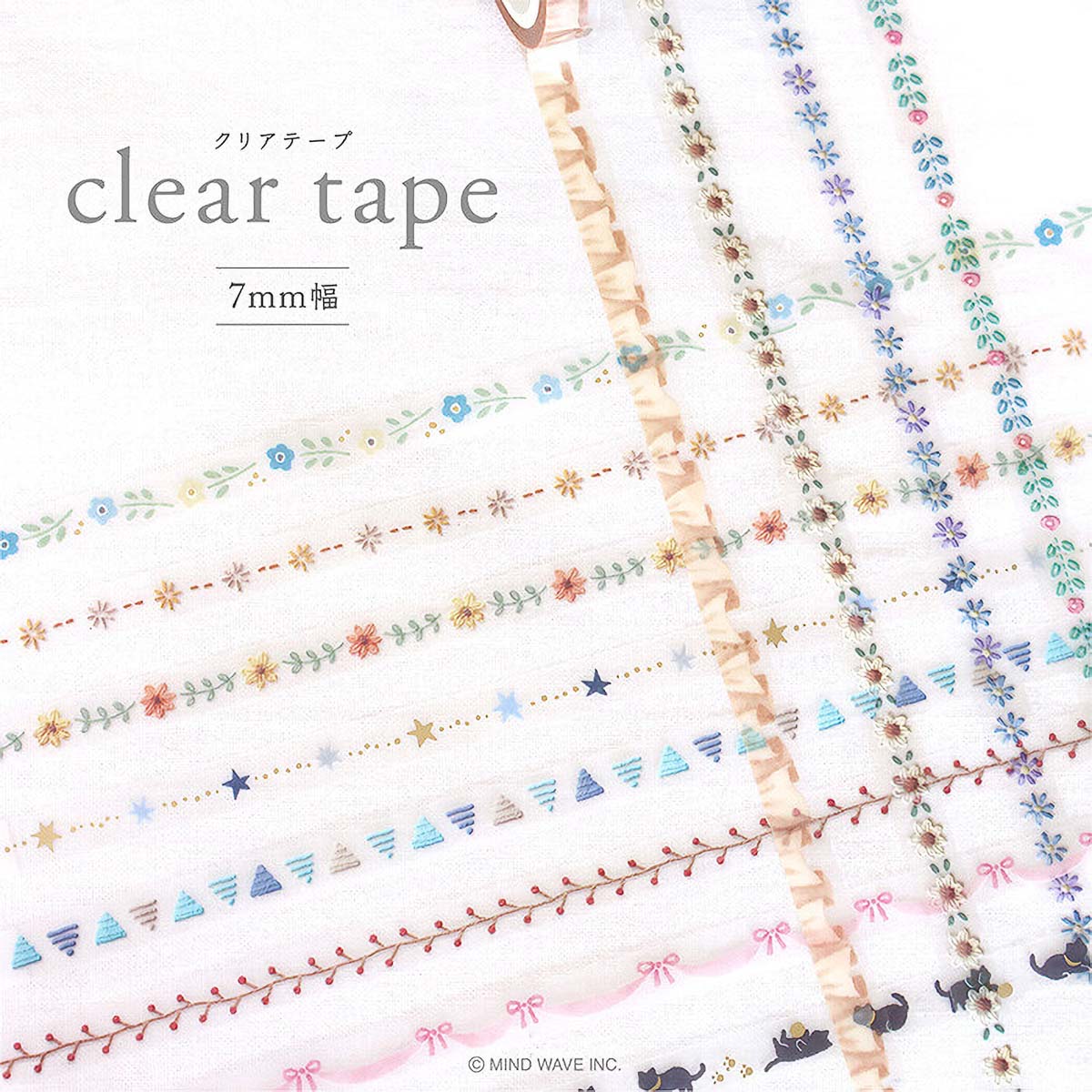 Decoration Tape - clear tape - 7mm - Serie 3