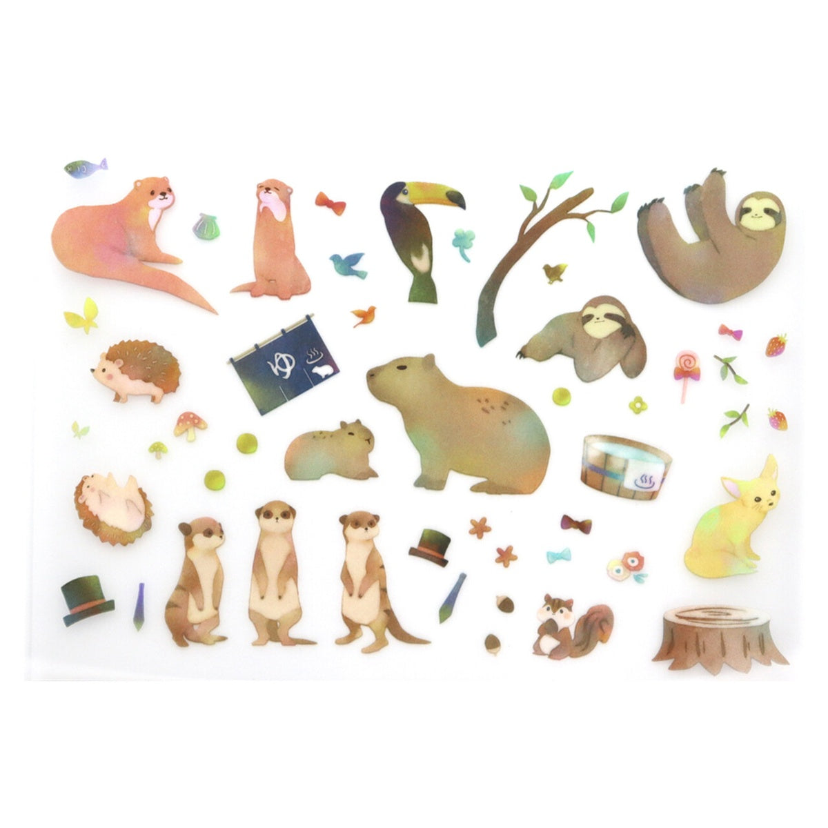 Stoffaufkleber - Fabric Transfer Sticker - Exotic Animals