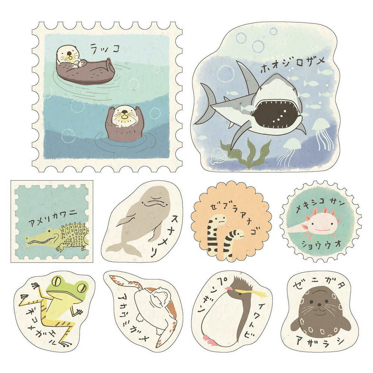 Flockensticker - Shinzi Katoh - Endangered Species - Serie 1