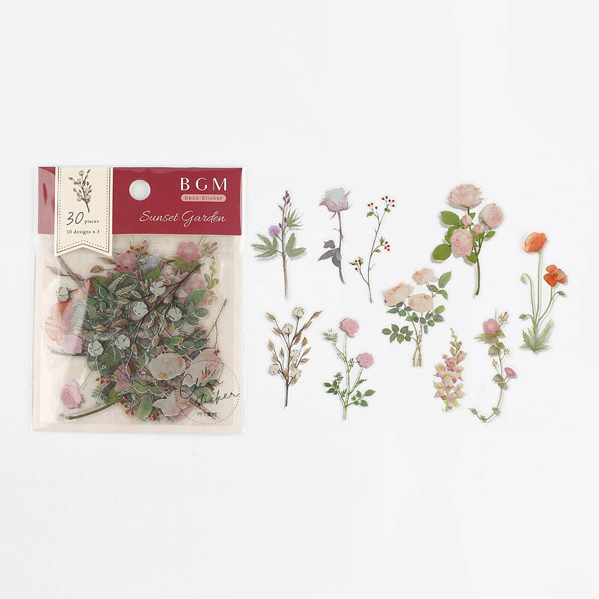 Flockensticker - BGM - Sunset Garden
