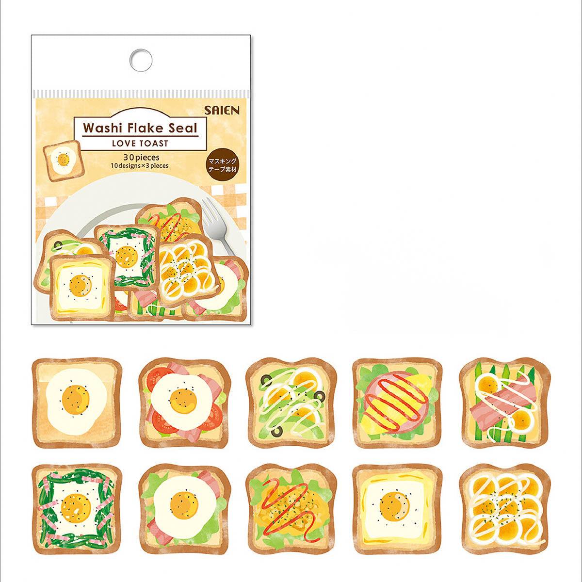 Flockensticker - Kamiiso - SAIEN - LOVE TOAST