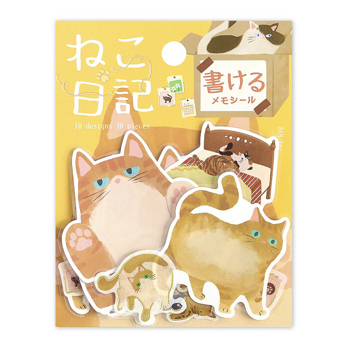 Flockensticker - Memo Stickers »Cat Diary«