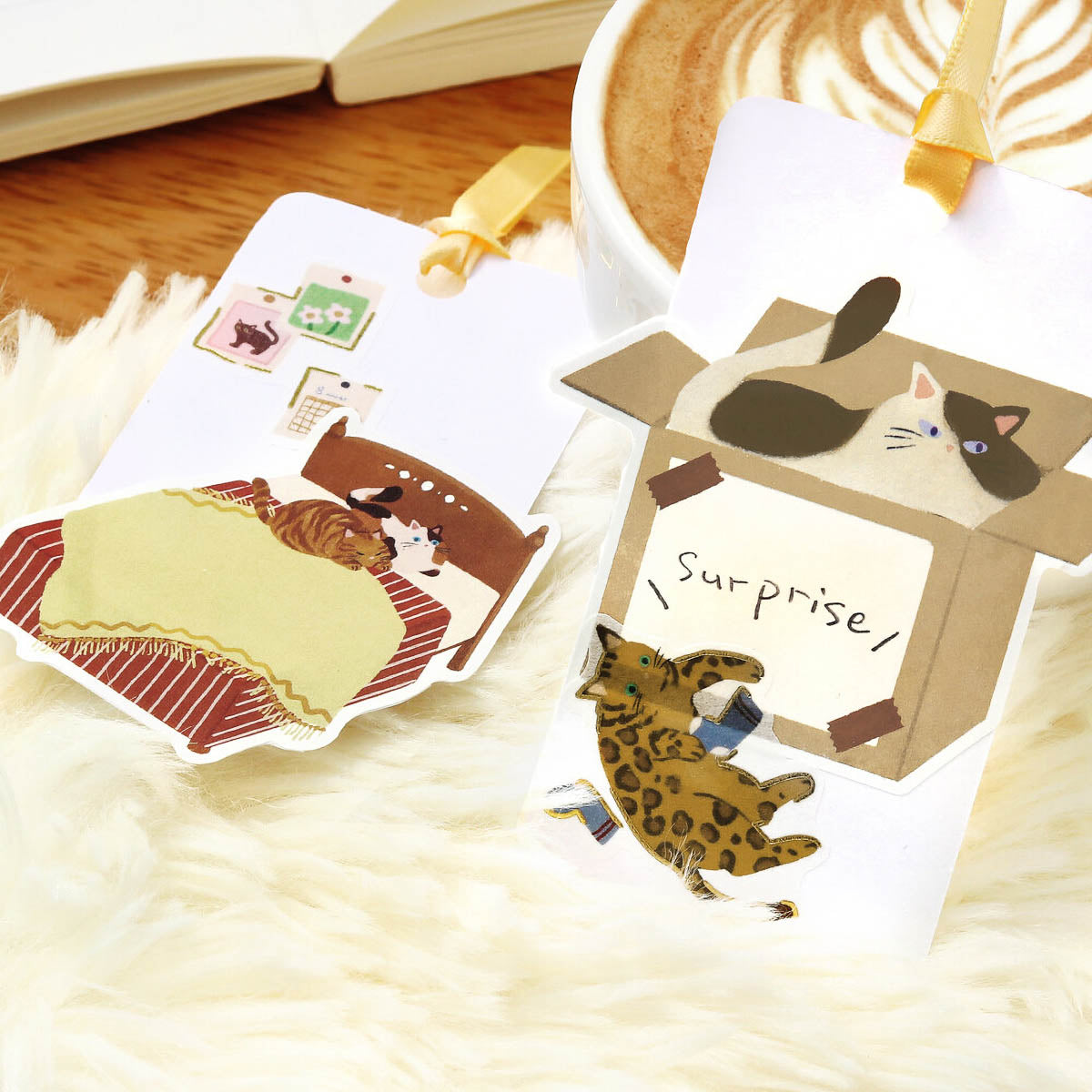 Flockensticker - Memo Stickers »Cat Diary«