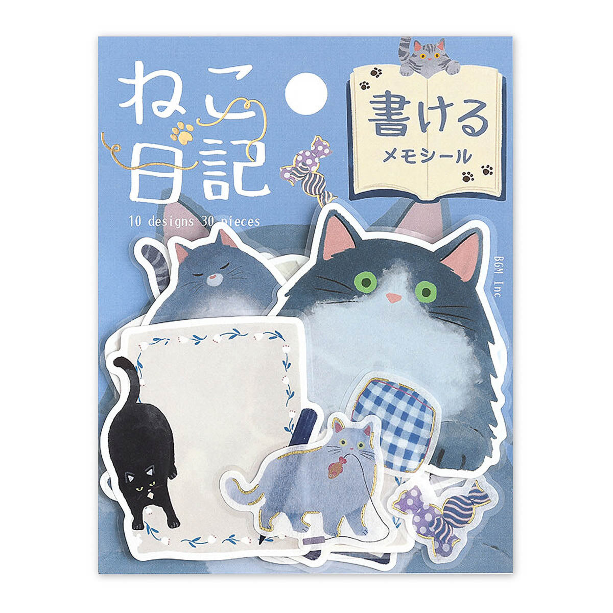Flockensticker - Memo Stickers »Cat Diary«