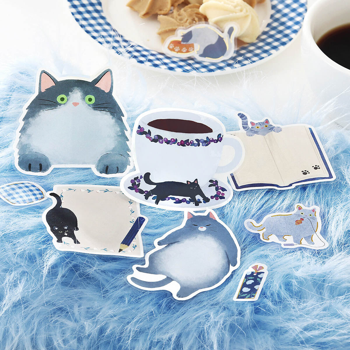 Flockensticker - Memo Stickers »Cat Diary«