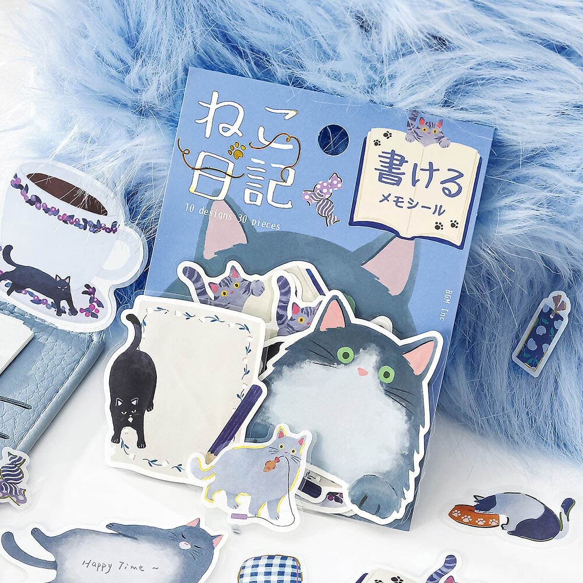 Flockensticker - Memo Stickers »Cat Diary«