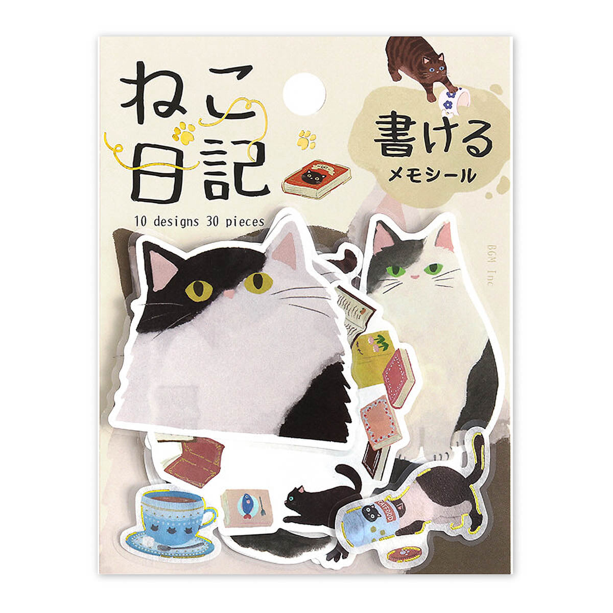 Flockensticker - Memo Stickers »Cat Diary«