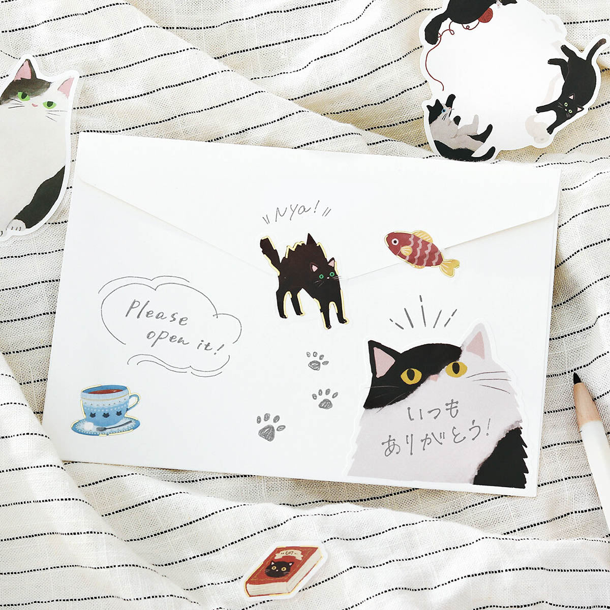 Flockensticker - Memo Stickers »Cat Diary«