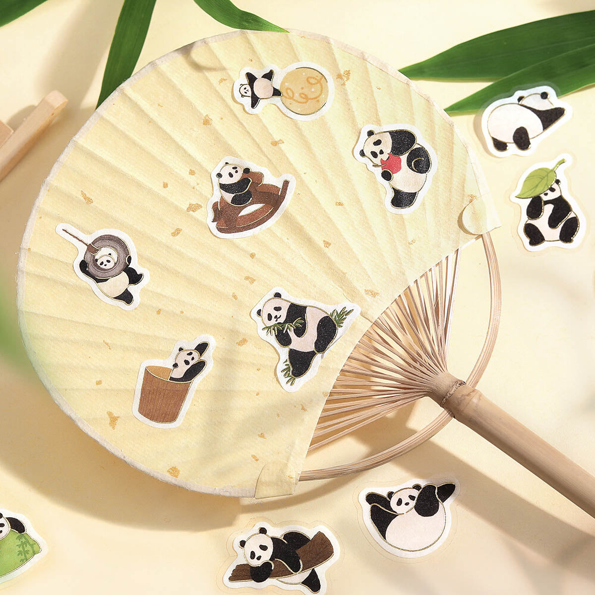 Flockensticker - Foil Stamp Stickers - Panda Weather