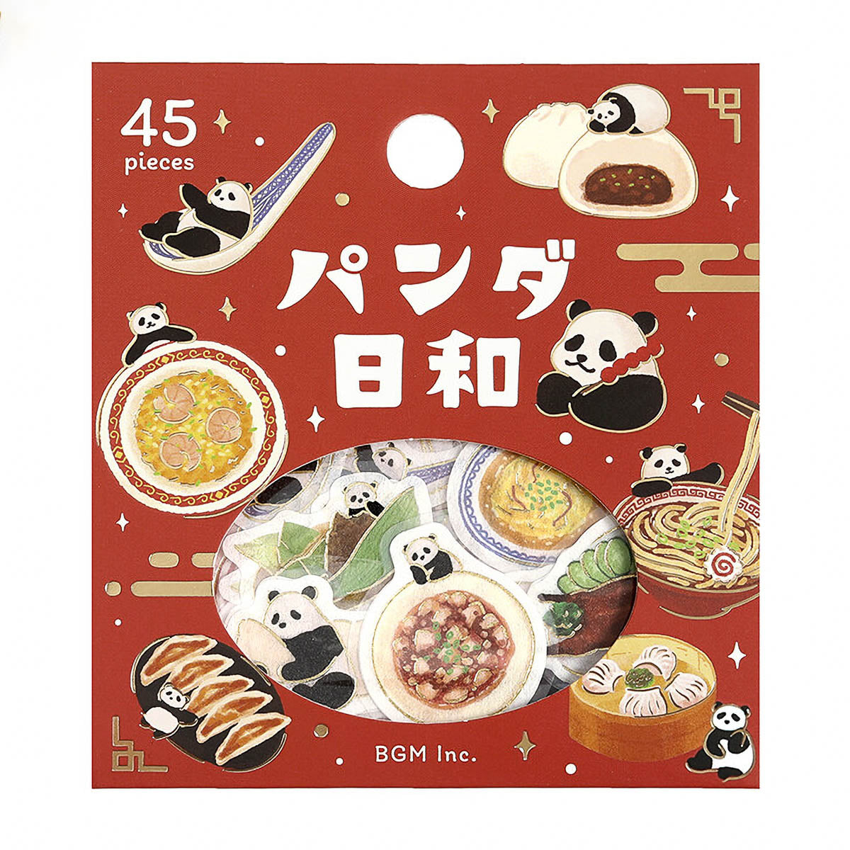 Flockensticker - Foil Stamp Stickers - Panda Weather