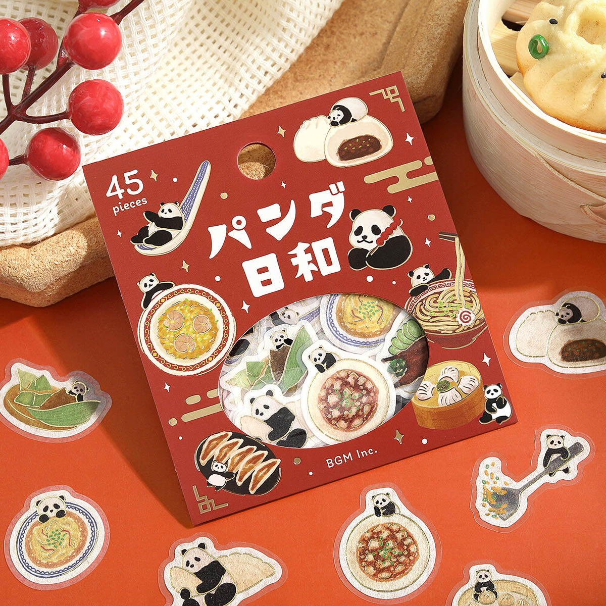 Flockensticker - Foil Stamp Stickers - Panda Weather