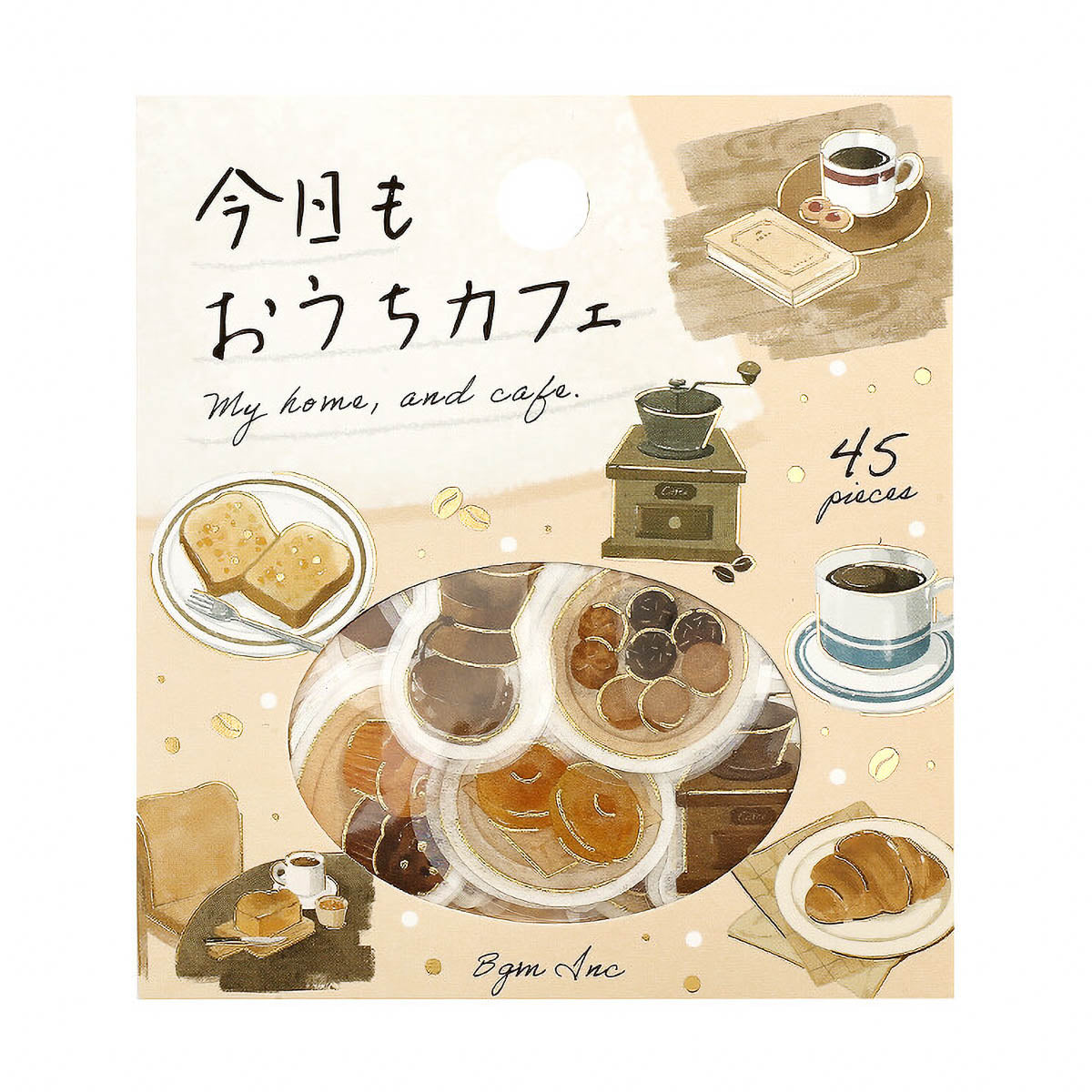 Flockensticker - Foil Stamp Stickers - Today's Cafe