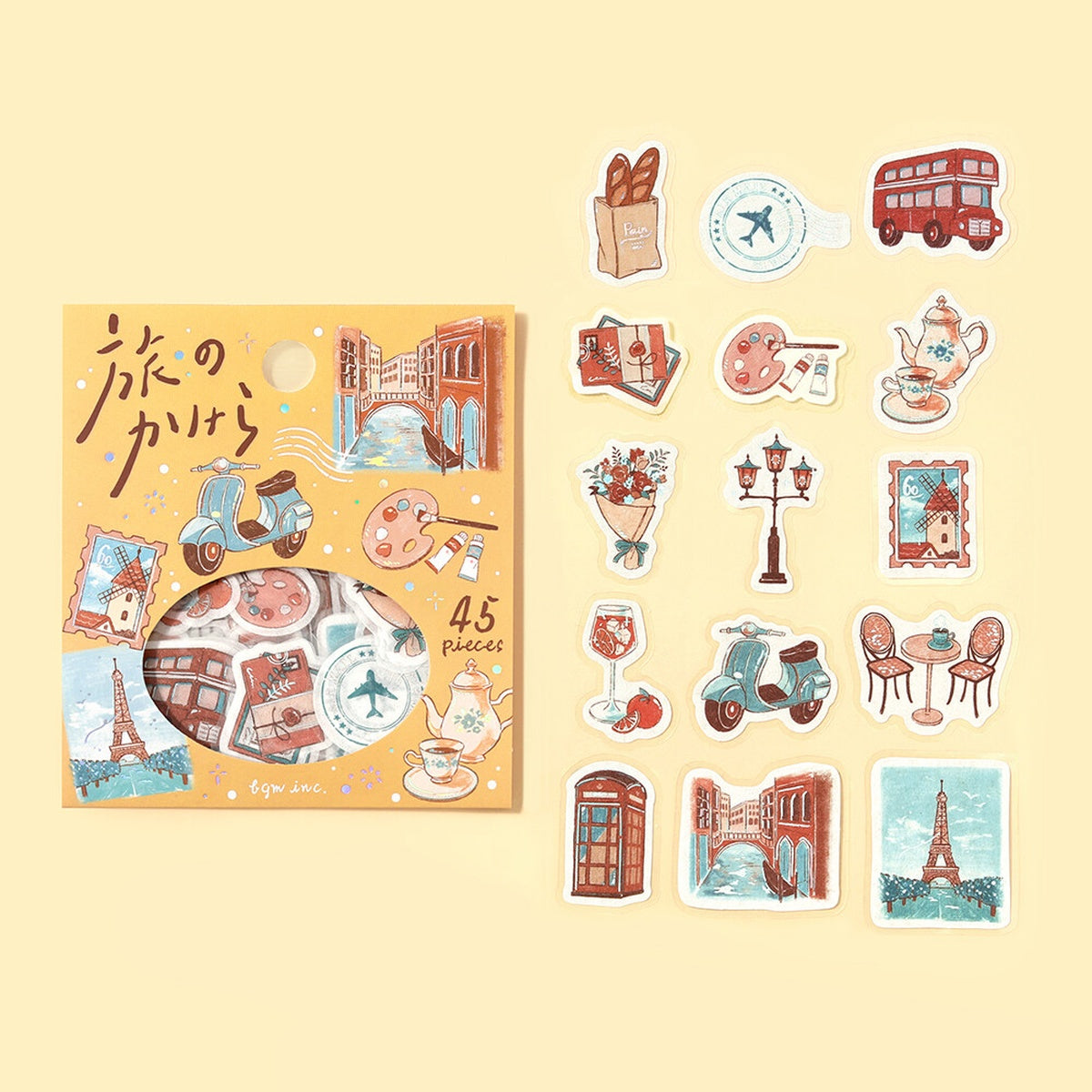 Flockensticker - Foil Stamp Stickers - Journey