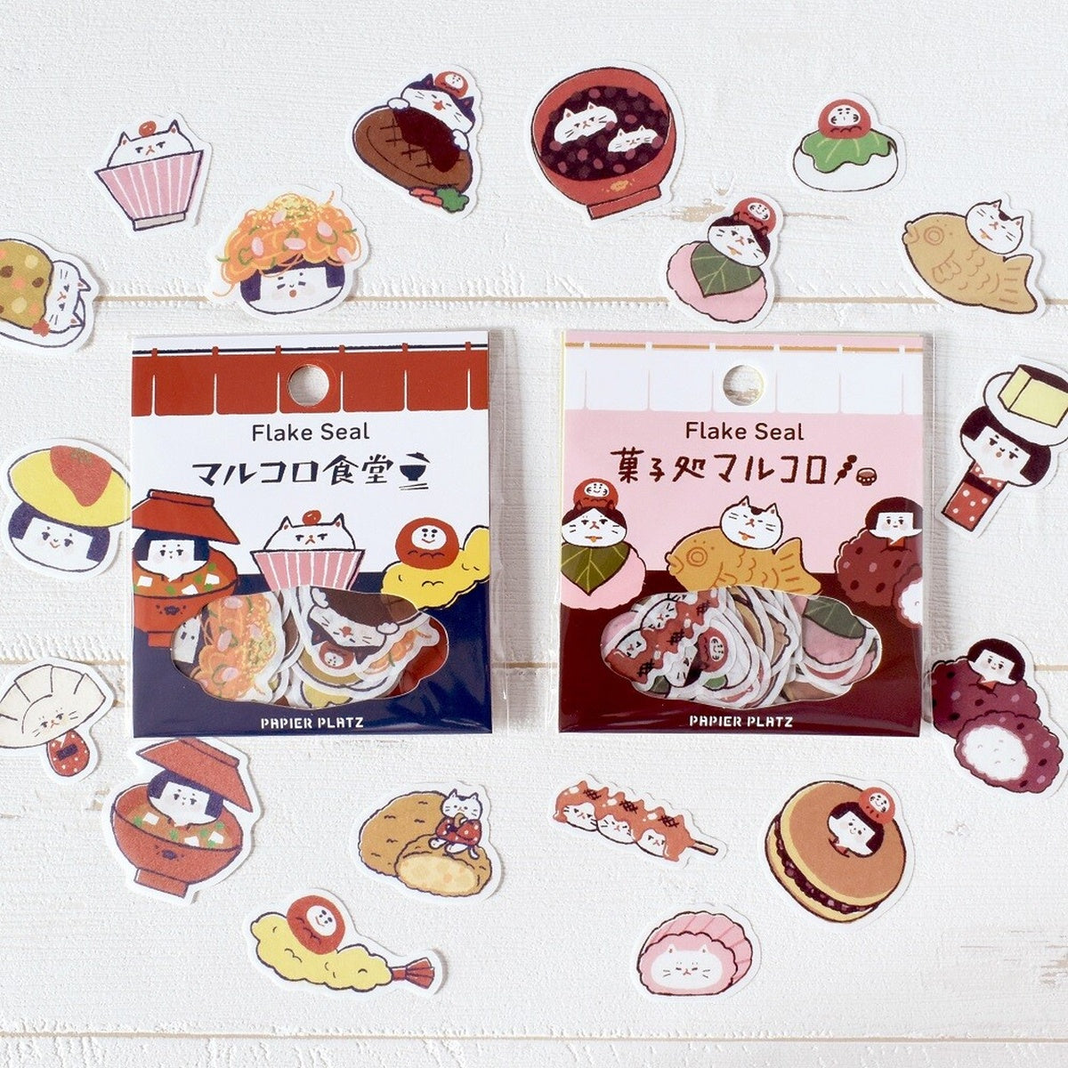 Flockensticker - Papier Platz - marucorochan