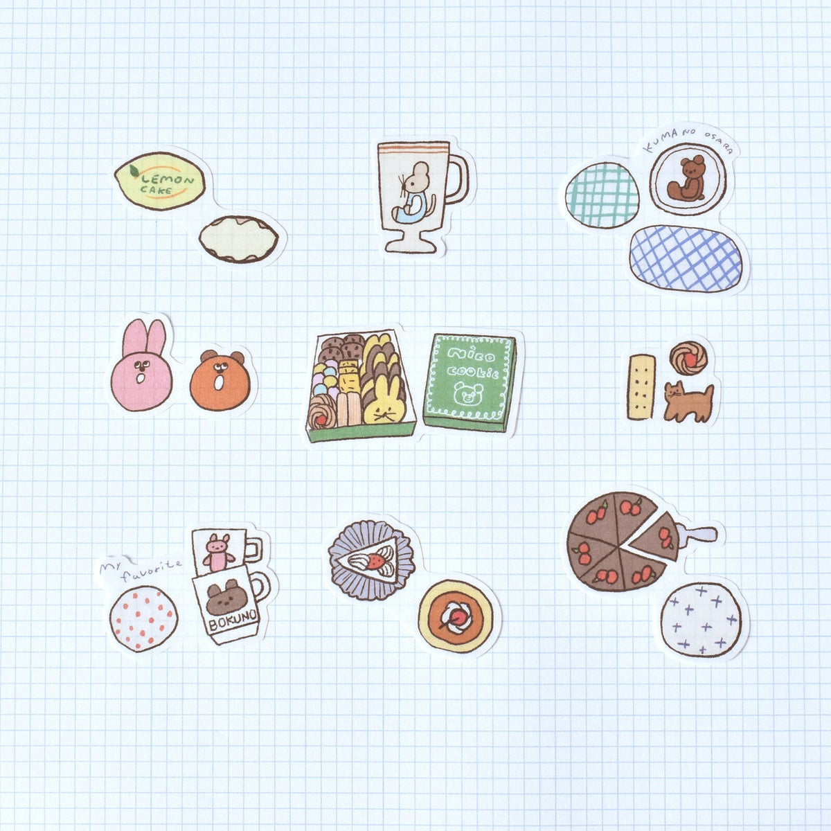 Flockensticker - Papier Platz - Nico Recipe