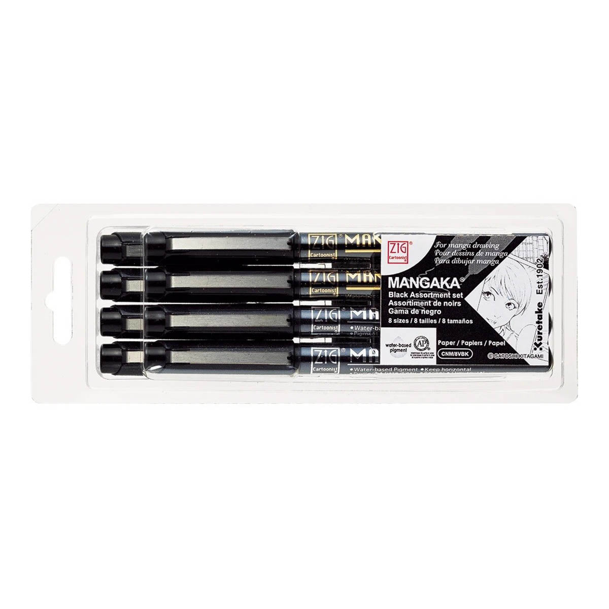 Filzstift - Kuretake - ZIG - Cartoonist MANGAKA - Set