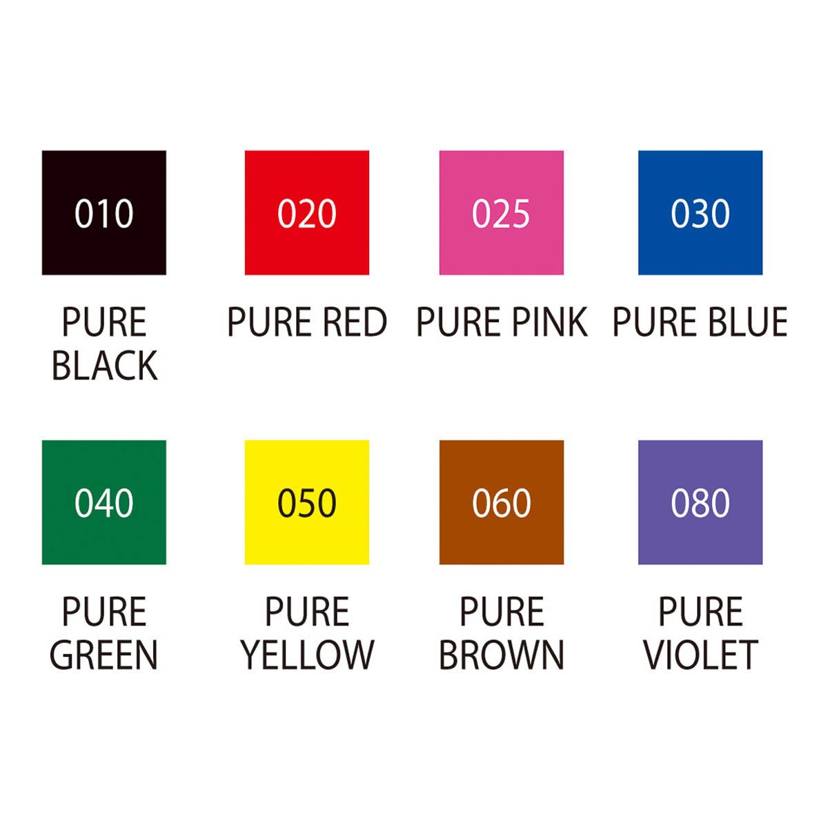 Filzstift - Kuretake - ZIG - Calligraphy - Standard Colors