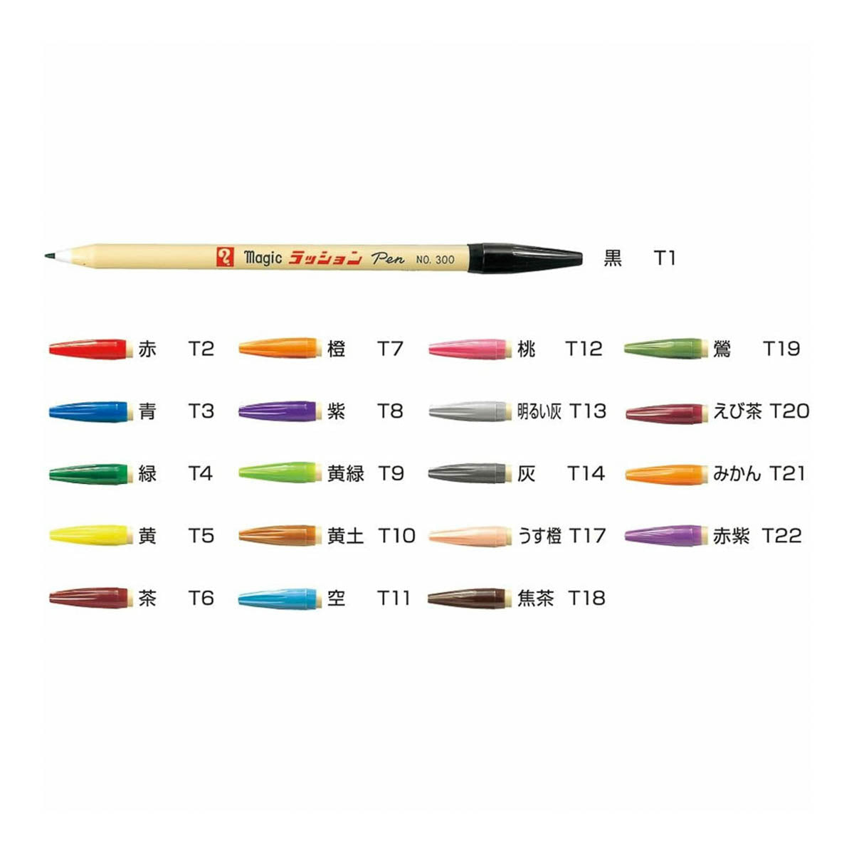 Filzstift - Rashion Pen No. 300 - Stiftset