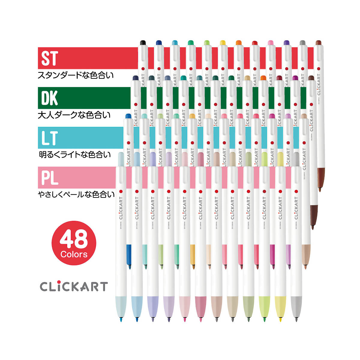 Filzstifte-Set - CLiCKART - Colors Set