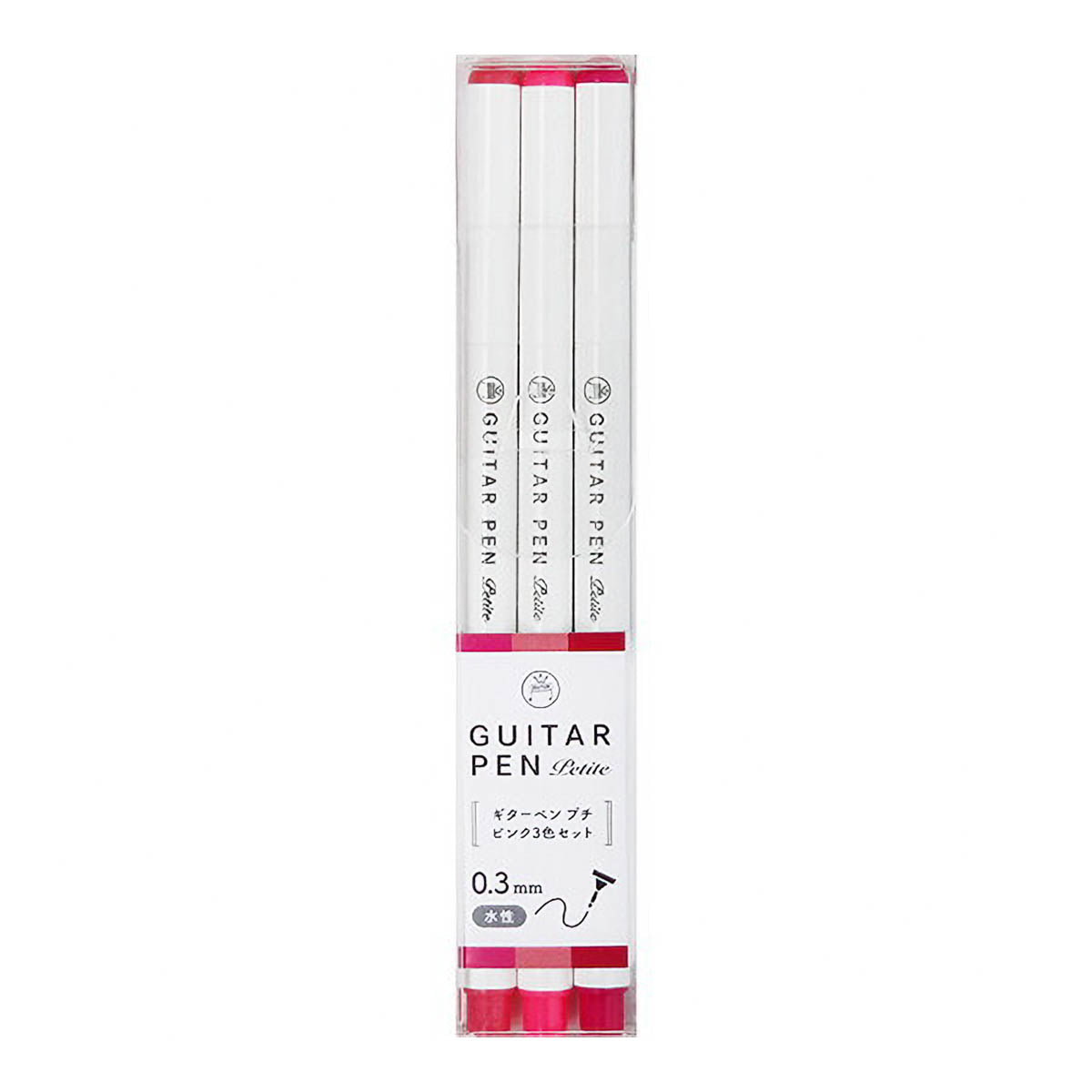 Filzstifte-Set - GUITAR PEN Petite - 0,3 mm - 3-Farben-Set